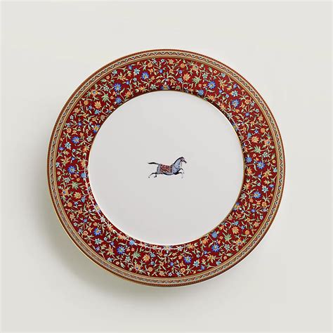 hermes plates set|authentic hermes plates.